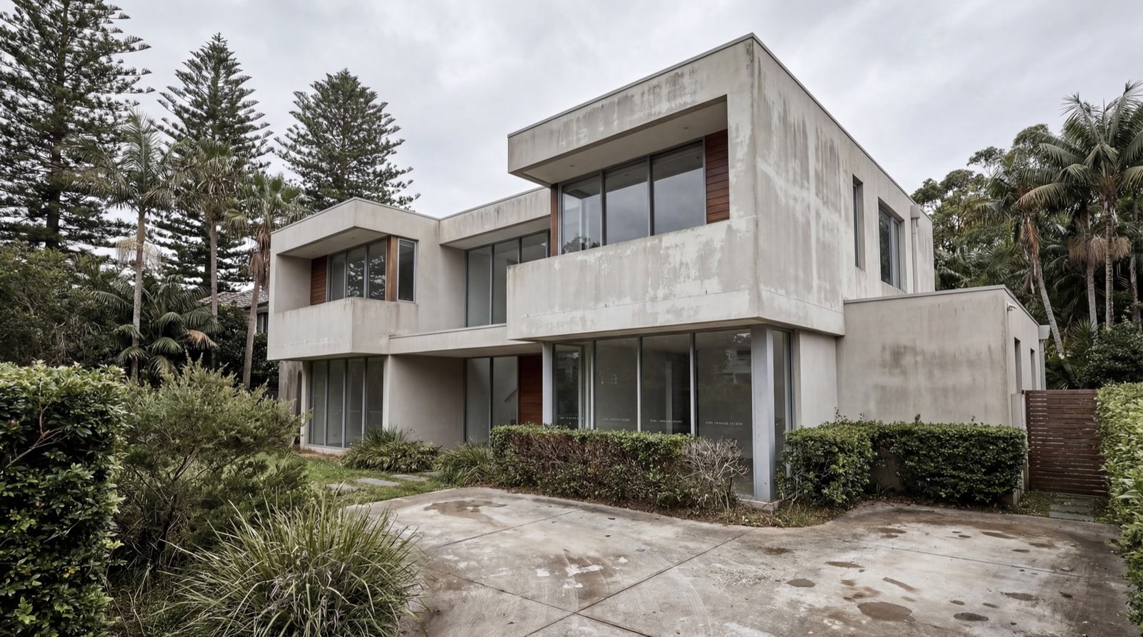 House before painting showing weathered exterior, Sydney